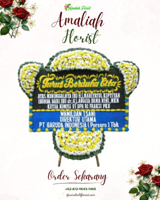 Papan Bunga Duka di Pule